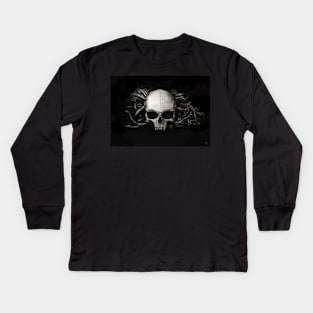 Servo Skull Kids Long Sleeve T-Shirt
